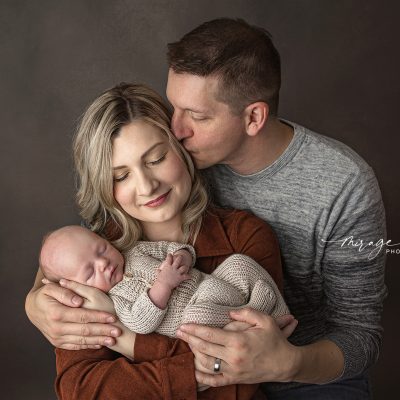 newborn with parents