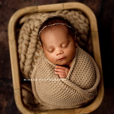 baby girl in prop