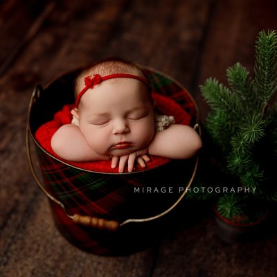 baby girl christmas themed