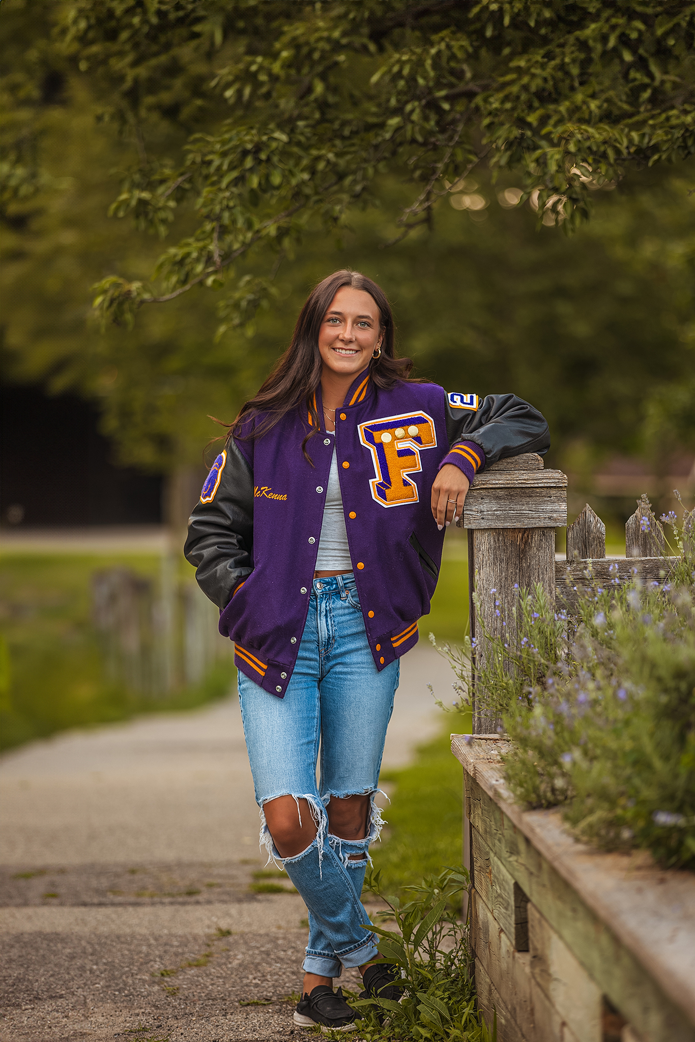 Michigan high school senior portrait